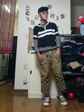 「COMME CA COLLECTION（コムサ・コレクション）のアイテム」を使った、ぽーさん（メンズ・170cm）の秋コーディネート