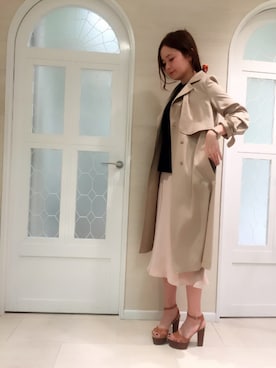 「JILL STUART（ジルスチュアート）のアイテム（ジャケット/アウター）」を使った、miyaさん（レディース・165cm）の春コーディネート