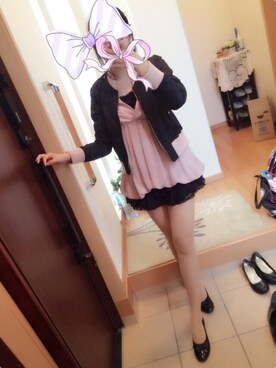 「NICE CLAUP（ナイスクラップ）のアイテム（ブルゾン）」を使った、sayaさん（レディース・156cm）の秋コーディネート