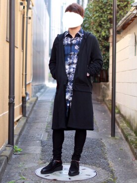 「LAD MUSICIAN（ラッドミュージシャン）のアイテム（その他シューズ）」を使った、SHIBAさん（メンズ・175cm）の春コーディネート