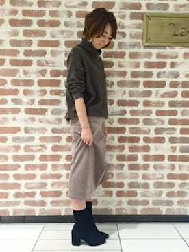 KAGAWAさん（レディース・162cm）の冬コーディネート