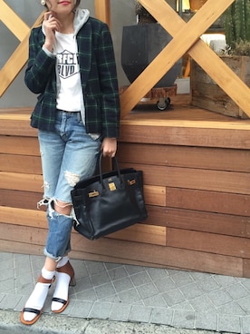 Piさん（レディース・165cm）の春コーディネート