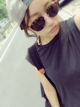 「TODAYFUL（トゥデイフル）のアイテム（バックパック/リュック）」を使った、Piさん（レディース・165cm）の夏コーディネート