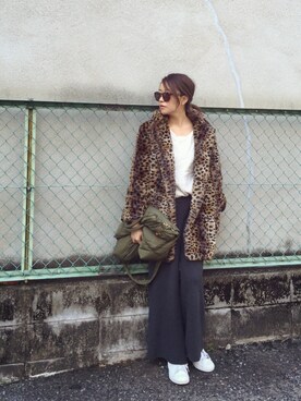 Piさん（レディース・165cm）の冬コーディネート