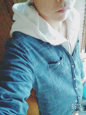 「しまむら（シマムラ）のアイテム（デニムジャケット）」を使った、ぐっさんさん（メンズ・170cm）の冬コーディネート