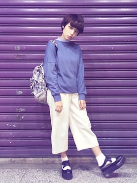 「Lulus」｜劉桂彣さん（レディース・160cm）の秋コーディネート