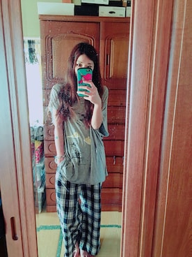 「unglid（アングリッド）のアイテム」を使った、MIYABI Inomataさん（レディース・171cm）の夏コーディネート