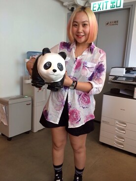 Christy Wongさん（レディース・160cm）の夏コーディネート