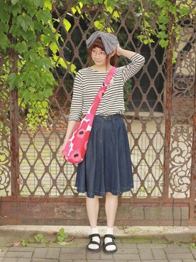 「OLIVEdesOLIVE」｜Fuukaさん（レディース・165cm）の春コーディネート