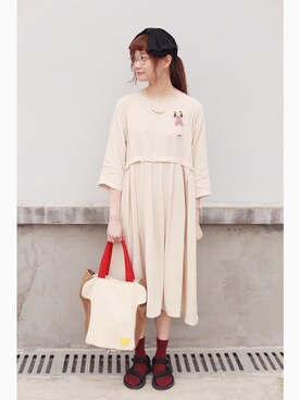 「Kukka Lucca（クッカ　ルッカ）のアイテム」を使った、Fuukaさん（レディース・165cm）の秋コーディネート