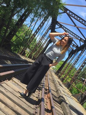 「STEVE MADDEN（スティーブマデン）のアイテム（その他シューズ）」を使った、Jhana さん（レディース・153cm）の夏コーディネート