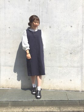 「バルーンスリーブ」｜mikako zennoさん（レディース・149cm）の春コーディネート