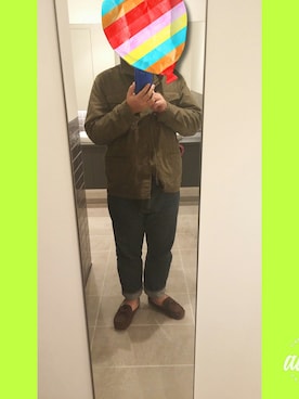 「アイテム（モカシン/デッキシューズ）」を使った、たーぼーさん（メンズ・179cm・30代）の秋コーディネート