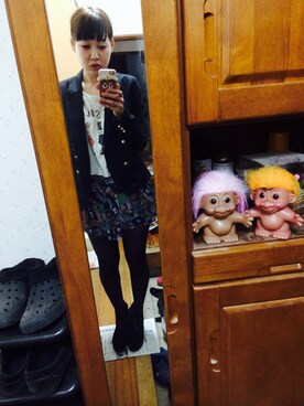 「#ジャケット」｜「アイテム（その他アウター）」を使った、miさん（レディース・163cm）の春コーディネート