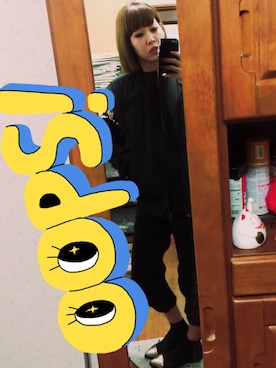「ISOOK（アイスー）のアイテム（ブーティ）」を使った、miさん（レディース・163cm）の冬コーディネート