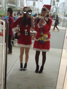 「SANTACROCE（サンタクロース）のアイテム」を使った、miさん（レディース・163cm）の冬コーディネート