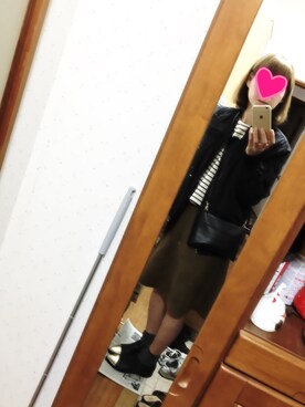 「ISOOK（アイスー）のアイテム（ブーティ）」を使った、miさん（レディース・163cm）の冬コーディネート