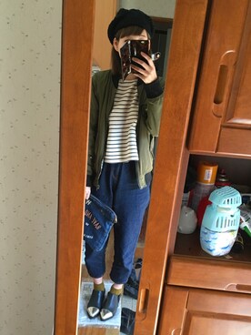「ISOOK（アイスー）のアイテム（ブーティ）」を使った、miさん（レディース・163cm）の冬コーディネート