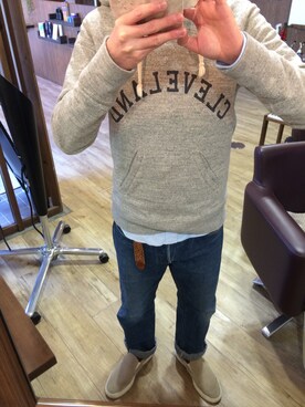 「buddy（バディ）のアイテム」を使った、rm2541さん（メンズ・175cm）の春コーディネート