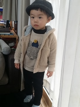 miwaさん（キッズ・80cm）の冬コーディネート