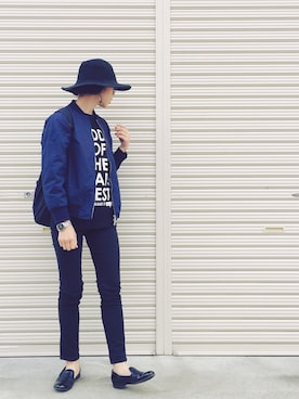 「in this life（インディスライフ）のアイテム」を使った、Mitsukoさん（レディース・156cm）の春コーディネート