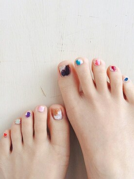 「ペディキュア」｜Mitsukoさん（レディース・156cm）の春コーディネート