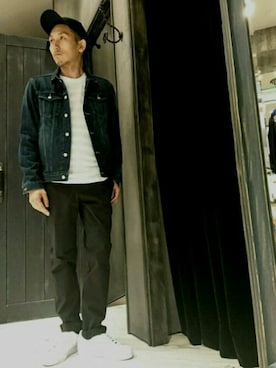 「ユニオンステーション」｜「アイテム（デニムジャケット）」を使った、Collective 鹿児島店さん（メンズ・170cm）の夏コーディネート
