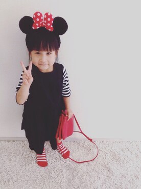 miumiuさん（キッズ・100cm）の秋コーディネート