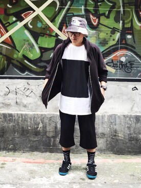 「5cm（ファイブシーエム）のアイテム（ジャケット/アウター）」を使った、AhPOWさん（メンズ・175cm）の秋コーディネート