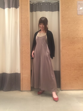 「Q（キュー）のアイテム（テーラードジャケット）」を使った、Miyaさん（レディース・162cm）の夏コーディネート