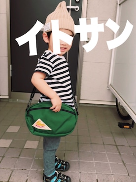 「函館」｜「アイテム（帽子）」を使った、イトサンさん（キッズ・90cm）の春コーディネート