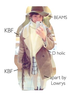 mikaさん(レディース・171cm)の冬コーディネート