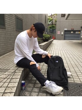 「RUSTICDIME（ラスティックダイム）のアイテム」を使った、Ryo Moriuchiさん（メンズ・167cm）の秋コーディネート
