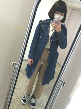 「gallery（ギャラリー）のアイテム」を使った、yunaさん（レディース・165cm）の春コーディネート