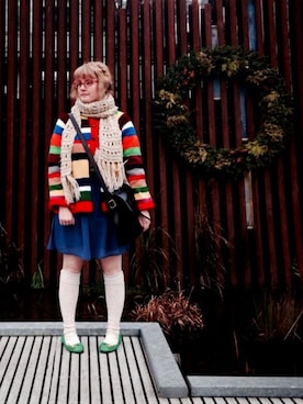 「Handmade（ハンドメイド）のアイテム（その他アウター）」を使った、Renéeさん（レディース・157cm）の夏コーディネート
