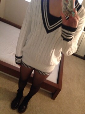 「Abercrombie&Fitch（アバークロンビーアンドフィッチ）のアイテム」を使った、gorilla さん（レディース・165cm）の冬コーディネート