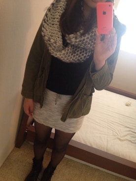 「Abercrombie&Fitch（アバークロンビーアンドフィッチ）のアイテム」を使った、gorilla さん（レディース・165cm）の冬コーディネート