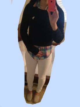 「アイテム（その他シューズ、グレー系）」を使った、gorilla さん（レディース・165cm）の冬コーディネート