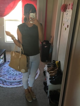 「PATRICK COX（パトリック・コックス）のアイテム（バッグ）」を使った、gorilla さん（レディース・165cm）の秋コーディネート