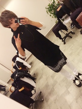 「厚底」｜たじまとむ (Iris  /vocal)さん（メンズ・173cm）の春コーディネート