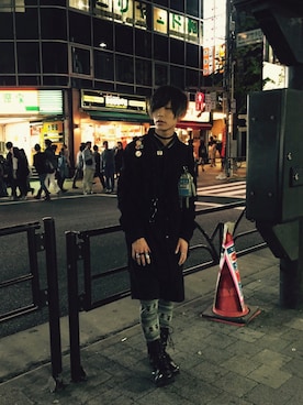 「monomania（モノマニア）のアイテム（リング）」を使った、たじまとむ (Iris  /vocal)さん（メンズ・173cm）の春コーディネート