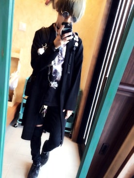 「monomania（モノマニア）のアイテム（リング）」を使った、たじまとむ (Iris  /vocal)さん（メンズ・173cm）の春コーディネート