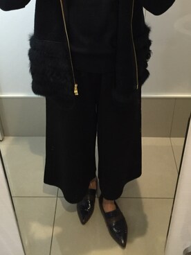 「Ameri（アメリ）のアイテム（その他シューズ）」を使った、SORさん（レディース・152cm）の冬コーディネート