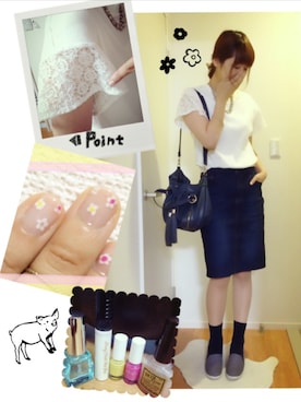 「Soareak（ソアリーク）のアイテム（アクセサリー）」を使った、kobu☻さん（レディース・169cm）の夏コーディネート