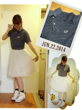 「Soareak（ソアリーク）のアイテム（アクセサリー）」を使った、kobu☻さん（レディース・169cm）の夏コーディネート