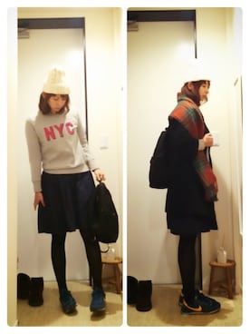 kobu☻さん（レディース・169cm）の冬コーディネート