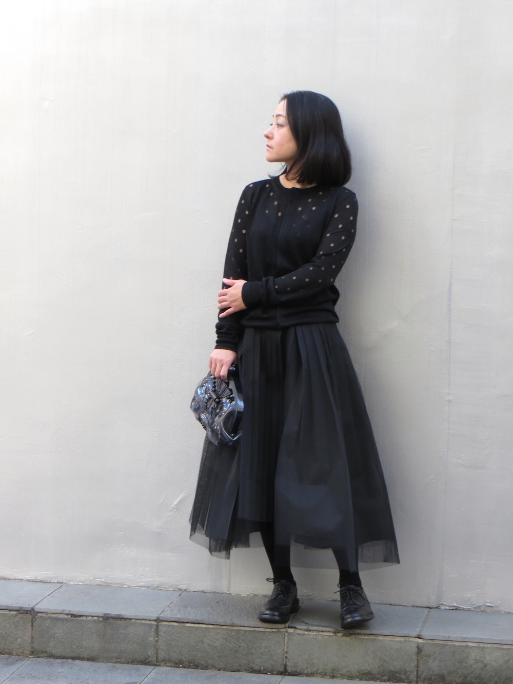 noir kei ninomiyaのスカートを使った人気ファッションコーディネート