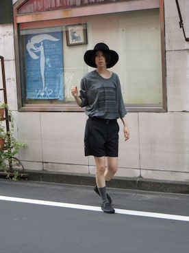 「soe（ソーイ）のアイテム」を使った、domowaさん（レディース・168cm）の夏コーディネート