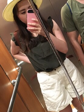 Natsumi  Kinouchiさん（レディース・158cm）の夏コーディネート