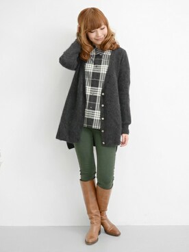 kawanoさん（レディース・164cm）の冬コーディネート